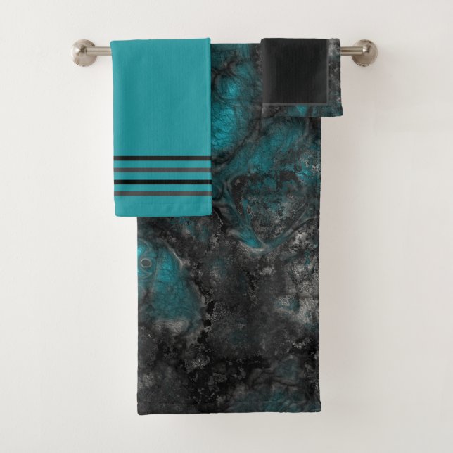 Turquoise et gris (En situation)