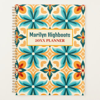 Turquoise et Tangerine milieu du siècle