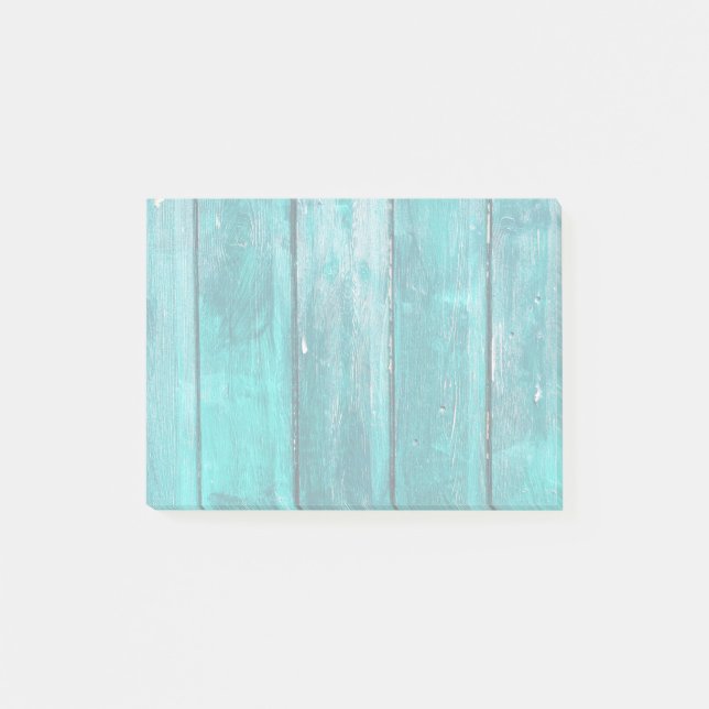 Turquoise Fence Post-it Notes (Front)
