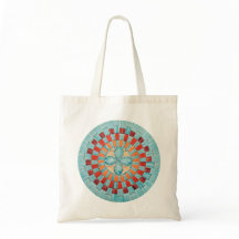 Turquoise Flower Bag