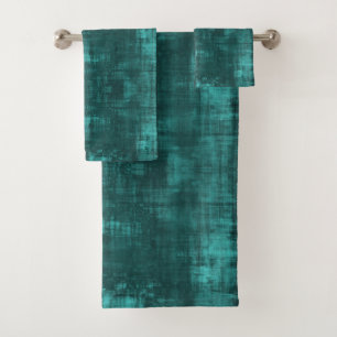 Turquoise foncé subtil look de Motif en daim