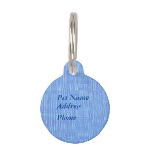 Turquoise Gems Pet Tag