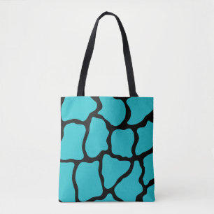 Turquoise Giraffe Beach Purse Tote Bag Gift