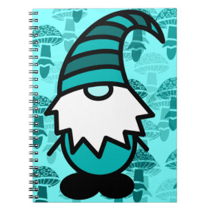 Turquoise Gnome Notebook