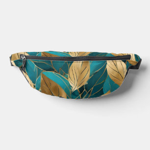 Turquoise Gold Modern Boho Collection Feuille