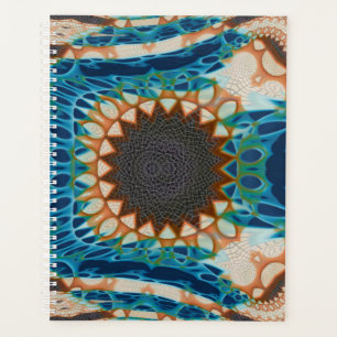 Turquoise Gold Sun Southwestern Art Planner