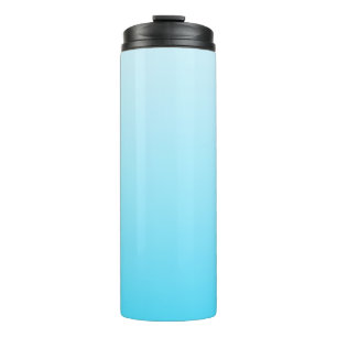 Turquoise gradient thermal tumbler