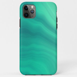 Turquoise Green Abstract Pattern iPhone 11 Pro Max Case