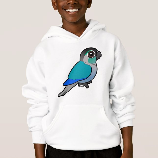 Turquoise Green-cheeked Conure (Front)