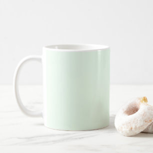 Turquoise Green Soft Pale White Pastel Solid Colou Coffee Mug