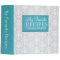 Turquoise & Grey Damask 2" Recipe Binder