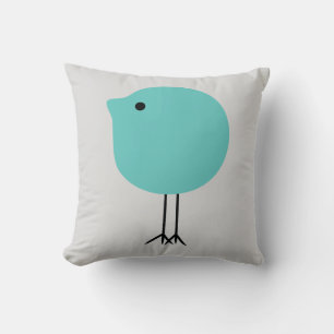 Turquoise & Grey Moderne Coussin de la pouponnière