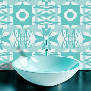 Turquoise Harmony  Wallpaper
