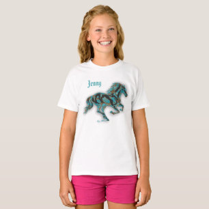 Turquoise Horse T-Shirt
