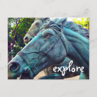 Turquoise Horses Antique Statue Explore Script