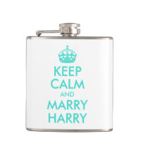 Turquoise Keep Calm and Marry Harry