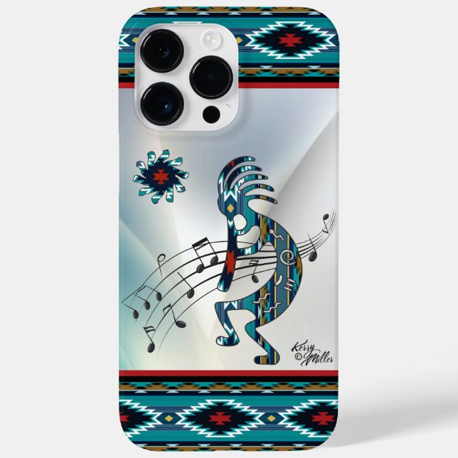 Turquoise Kokopell iPhone Case (Back)