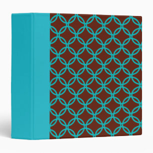 Turquoise Lace Circle Binder
