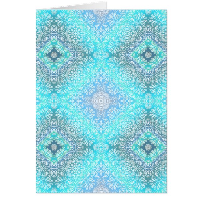 Turquoise Lace Mandala (Front)