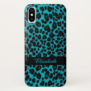 Turquoise Leopard Animal Print Case