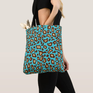 Turquoise Leopard Beach Cruise Sac fourre-tout Cad