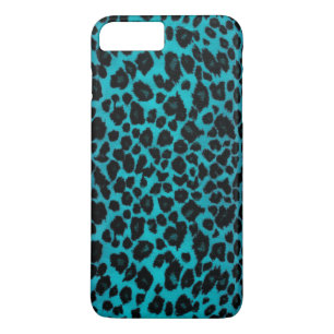Turquoise Leopard Print iPhone 8 Plus/7 Plus Case