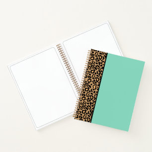 Turquoise Leopard Sketchbook Notebook