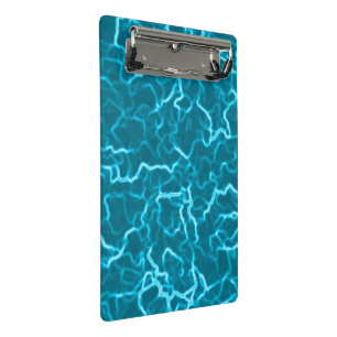 Turquoise Lightning Mini Clipboard