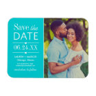 Turquoise Lovely Details Wedding Photo Save Date