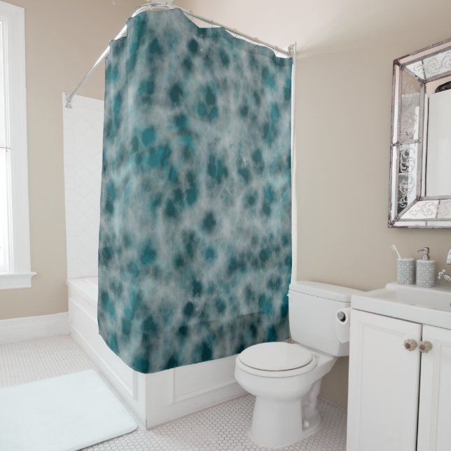 Turquoise Marble abstract (In Situ)