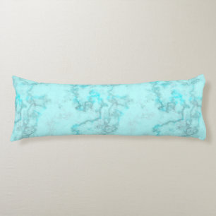 Turquoise marble body pillow