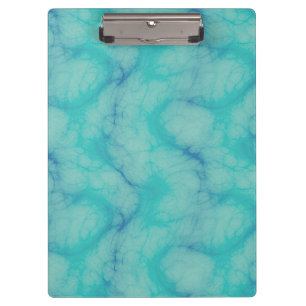 Turquoise marble clipboard