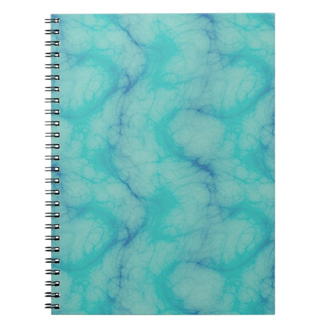 Turquoise marble notebook (Front)