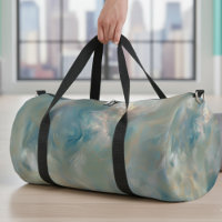 Turquoise Marble Swirl Pattern