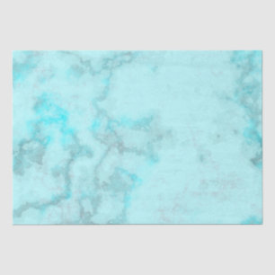Turquoise marble tissue paper