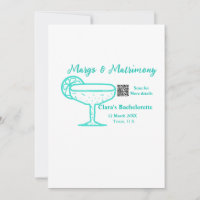 Turquoise Margs & Matrimony Bachelorette party 