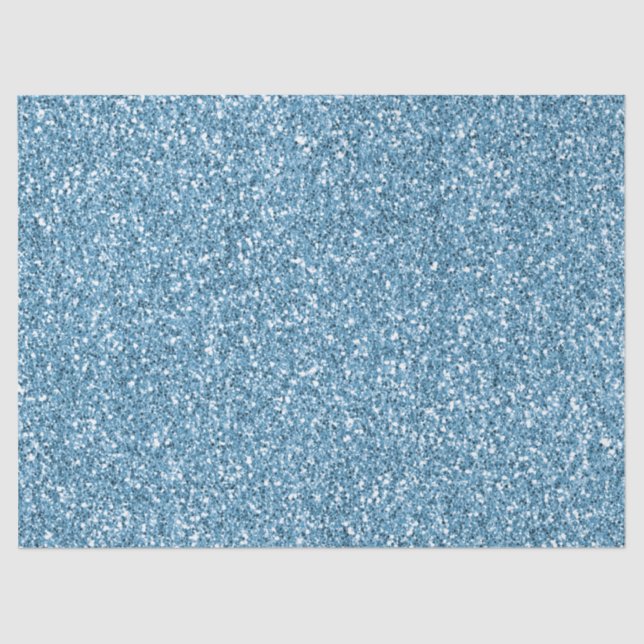 Turquoise Mermaid Glitter         Tissue Paper (Front)