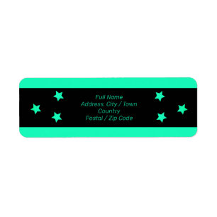 Turquoise modern designer