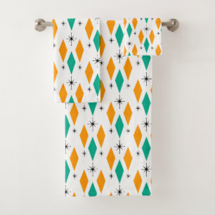 Turquoise moderne d'orange de diamants d'ère de la