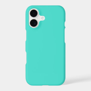 Turquoise Moderne Uni Sarcelle