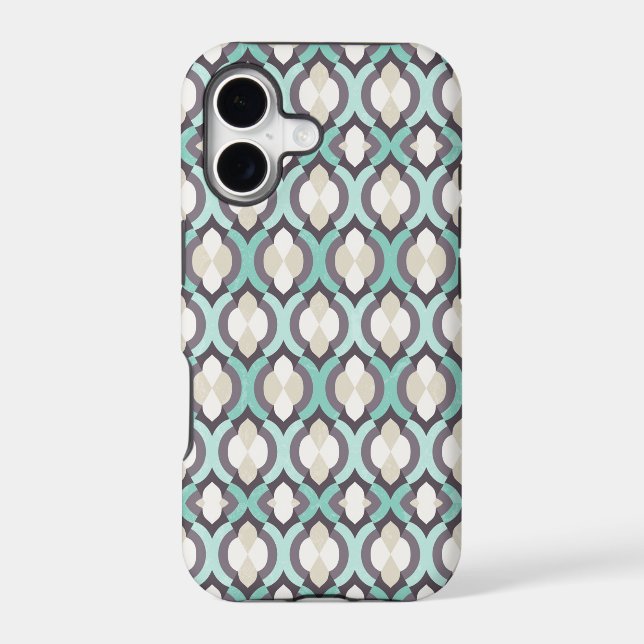 Turquoise Moroccan Pattern (Back)