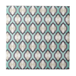 Turquoise Moroccan Pattern Tile