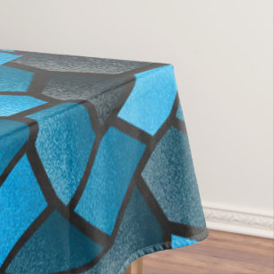 Turquoise Mosaic Tablecloth