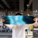 Turquoise Nebula Skateboard | Cosmic Skateboard<br><div class="desc">Glide through the universe with the Turquoise Nebula Skateboard Deck, featuring a mesmerizing deep-space design with swirling turquoise nebula clouds and celestial elements. Engineered for durability and performance, this deck is perfect for skaters who want to bring an otherworldly vibe to their tricks, cruising, or wall display. Whether you're a...</div>