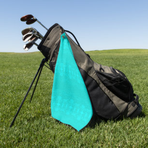 Turquoise Oasis Golf Towel
