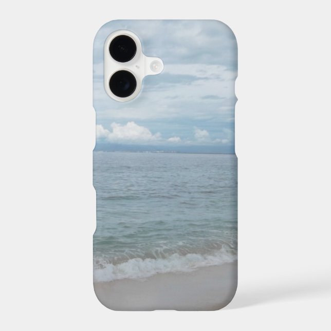Turquoise ocean, sandy beach (Back)
