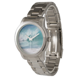 Turquoise Ocean Waves Unisex Watch