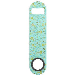 turquoise paisley seamless pattern bar key
