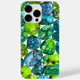 Turquoise pattern Case-Mate iPhone 14 pro max case