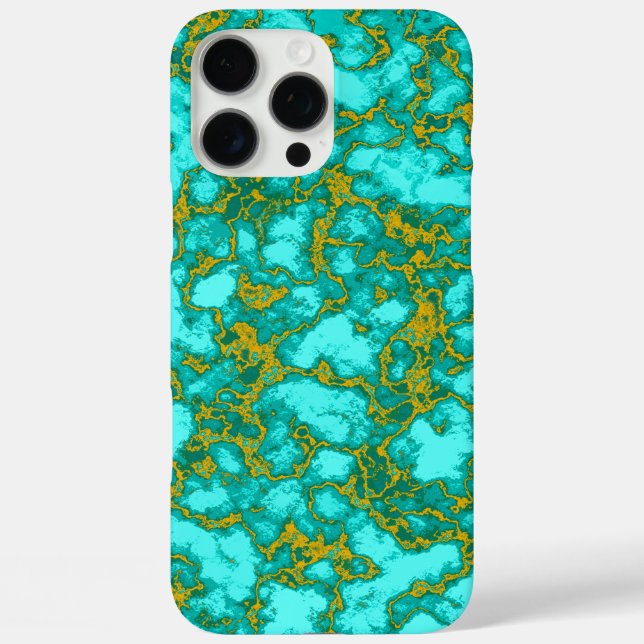 Turquoise Pattern Case-Mate iPhone Case (Back)